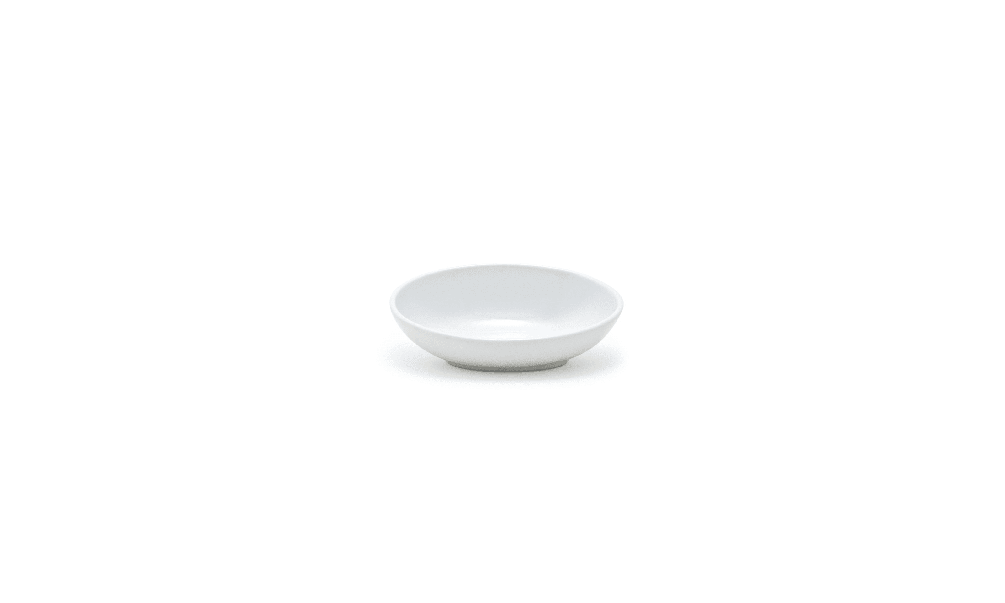 Front of the House DBO131WHP23 4 oz Oval Ellipse™ Slanted Ramekin, 12/Case