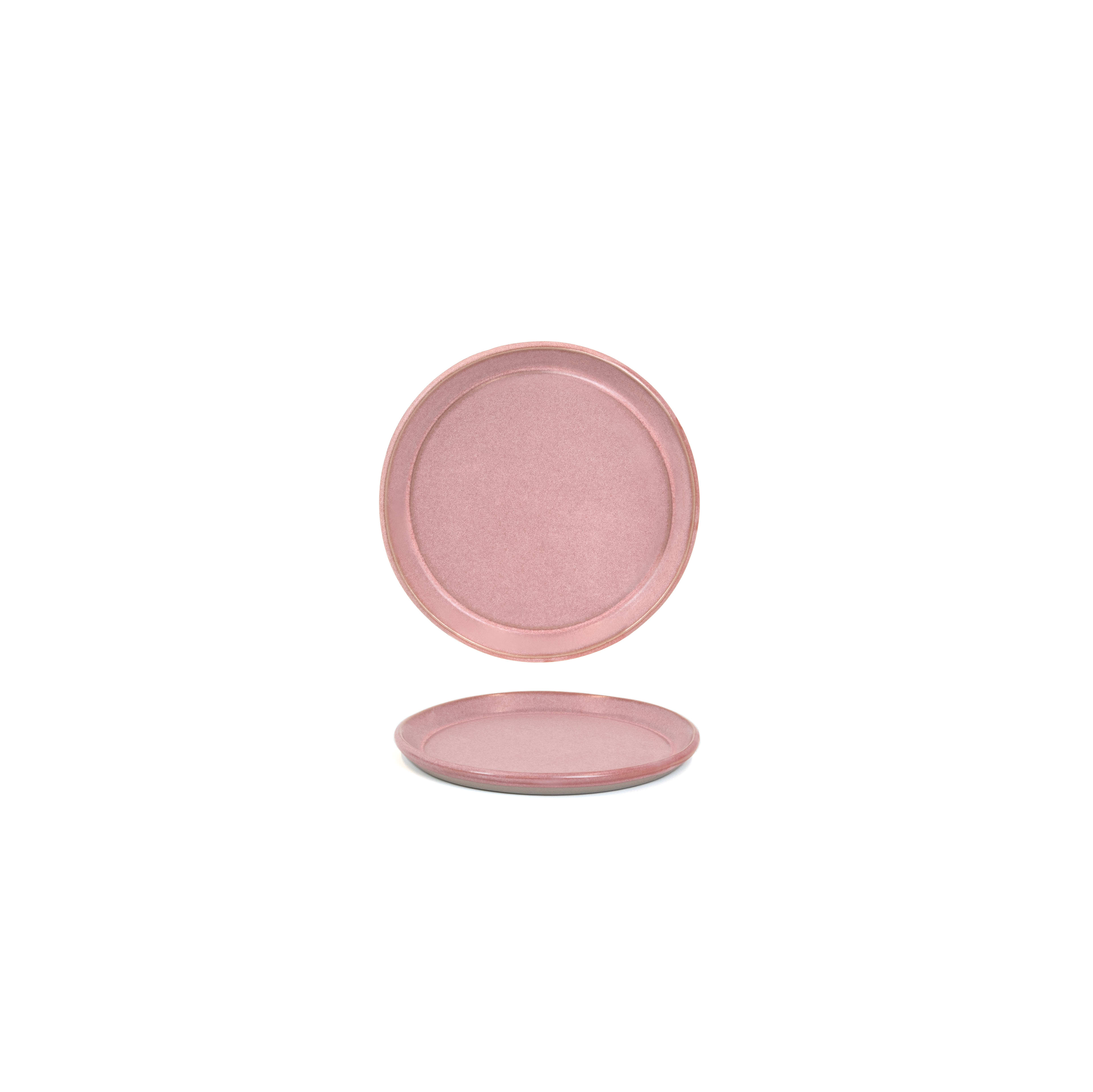 Front of the House DBB042PIP23 6" Round Mezze™ Plate, Guava, 12/Case