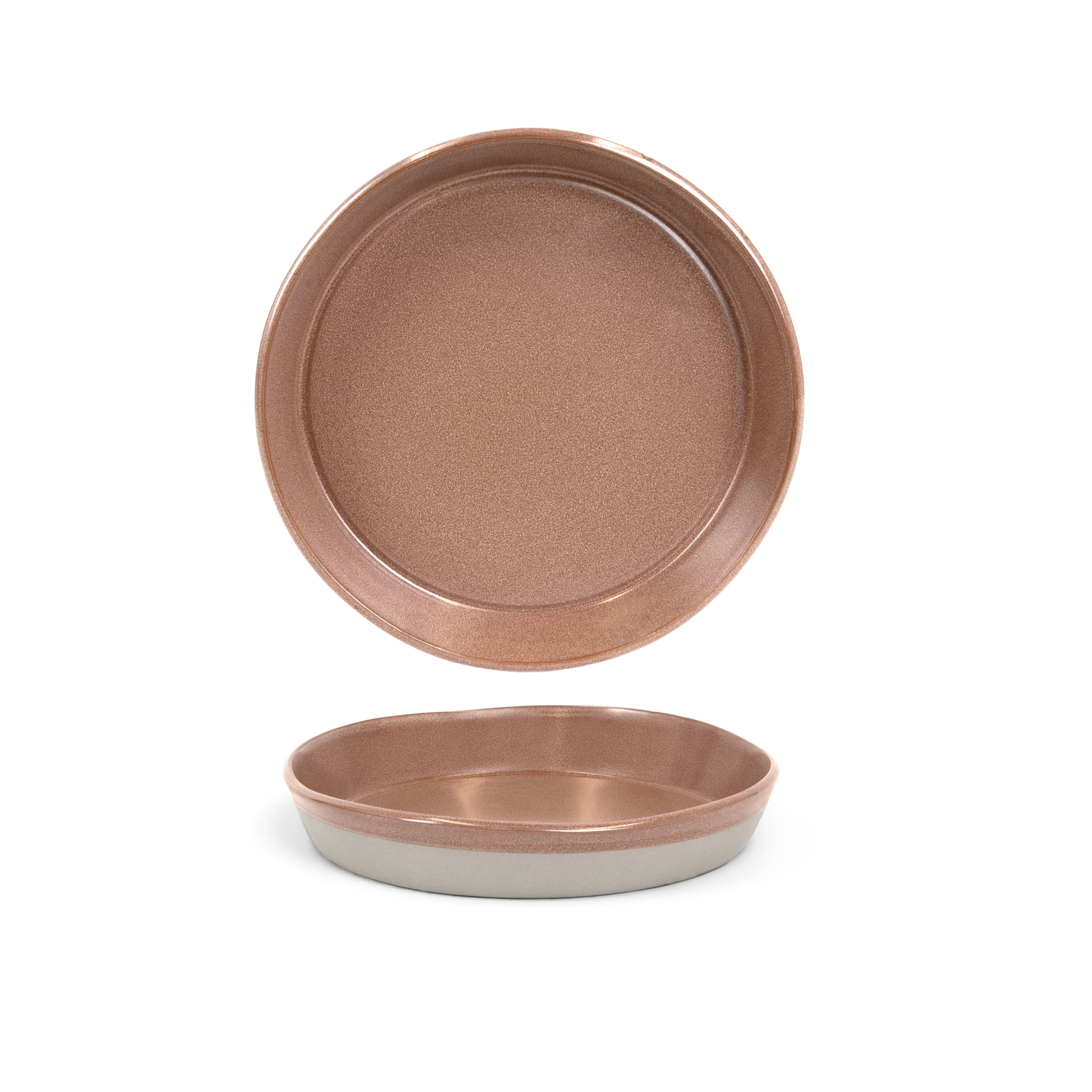 Front of the House DBO199BRP21 9.25" Round Mezze™ Bowl, 36 oz, Cinnamon, 4/Case