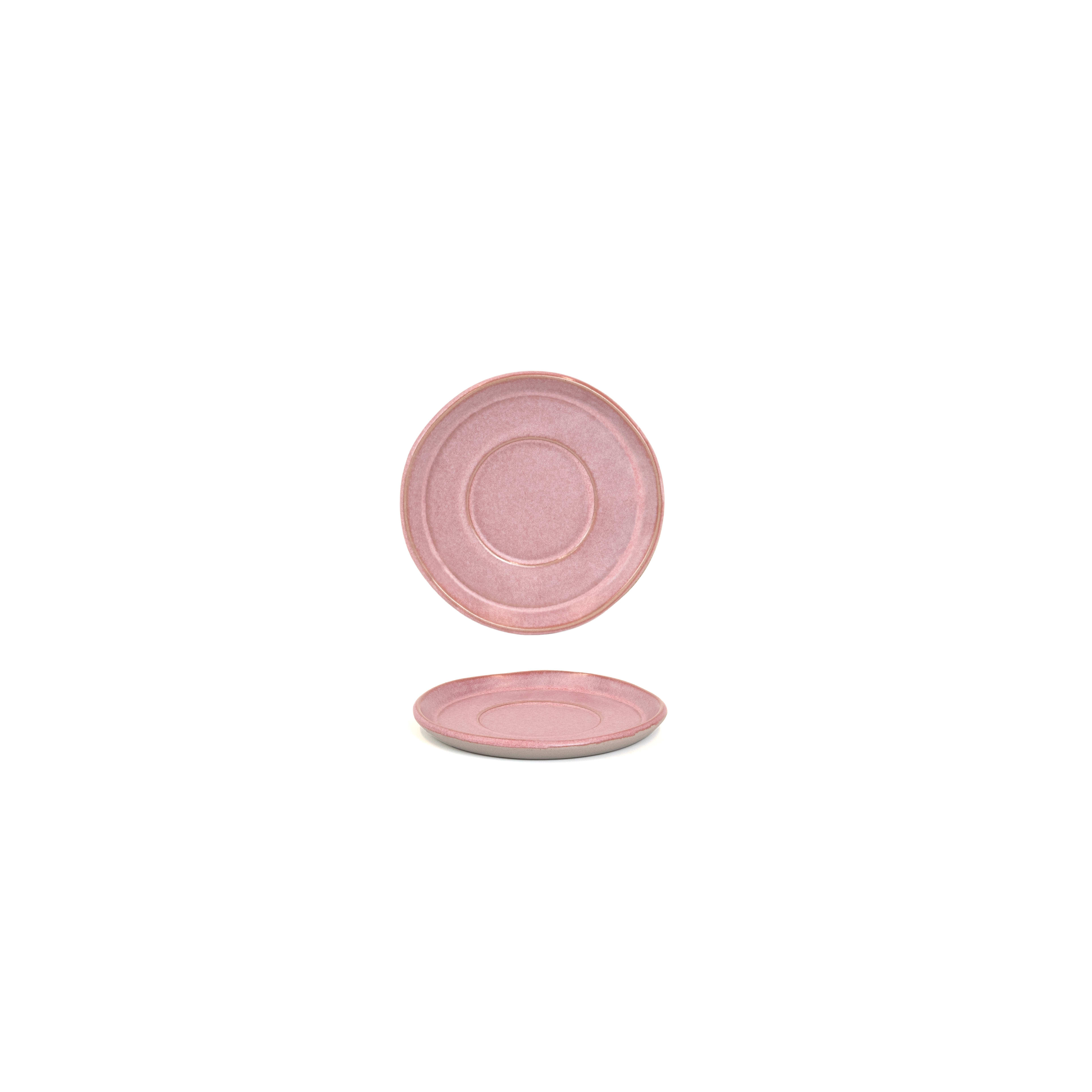 Front of the House DCS077PIP23 4.5" Round Mezze™ Saucer, Guava, 12/Case