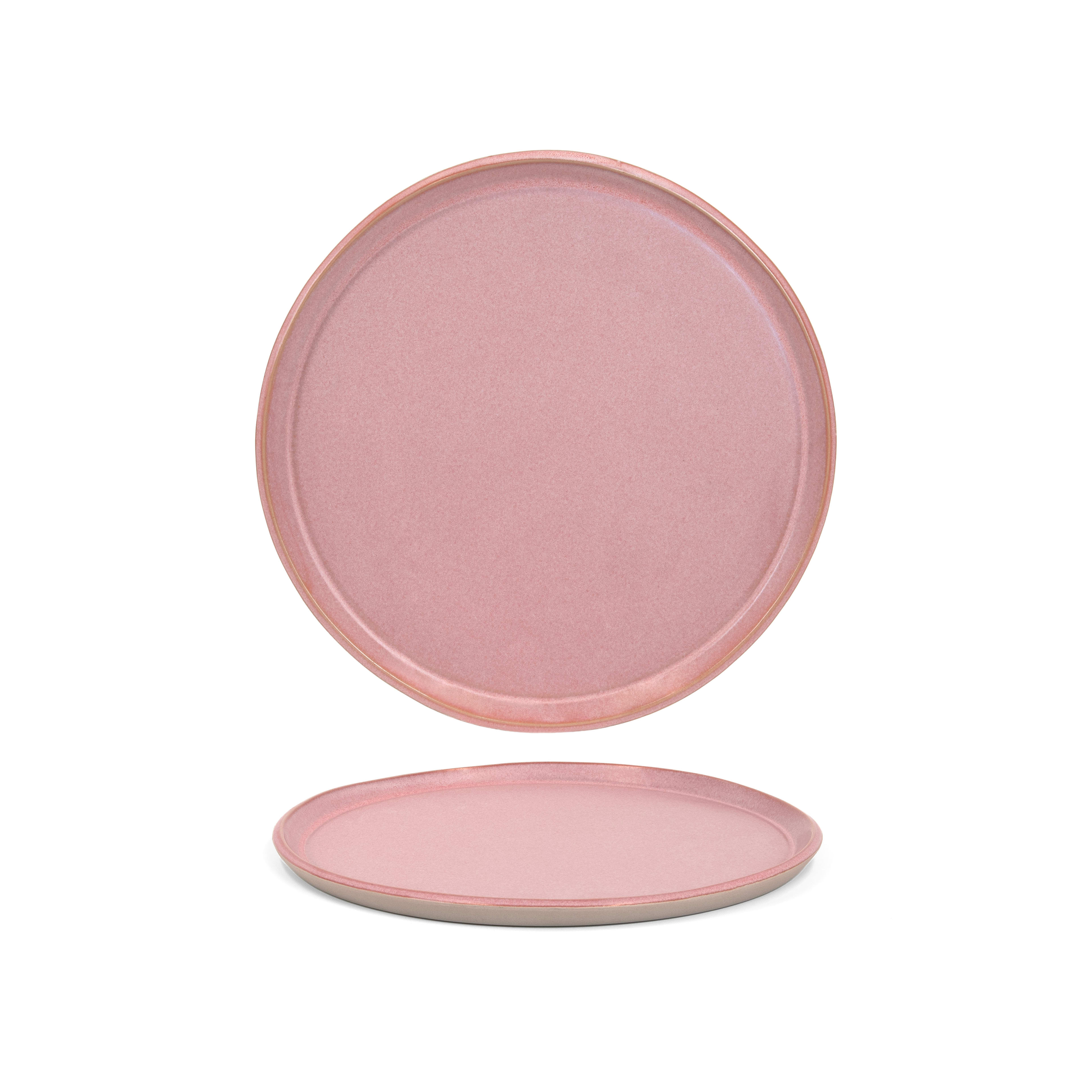 Front of the House DDP098PIP21 11" Round Mezze™ Plate, Guava, 4/Case