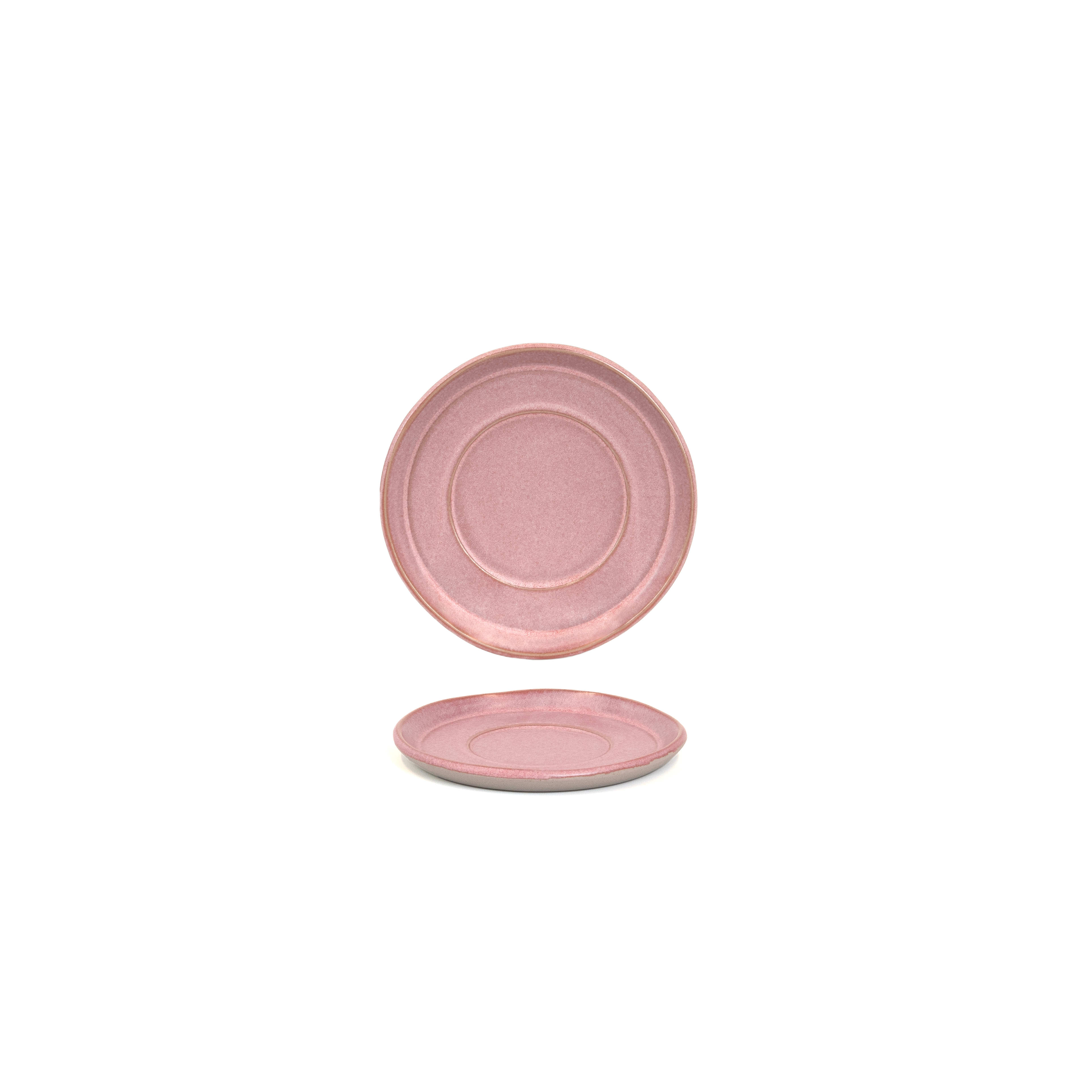 Front of the House DMU030PIP23 6" Round Mezze™ Saucer, Guava, 12/Case