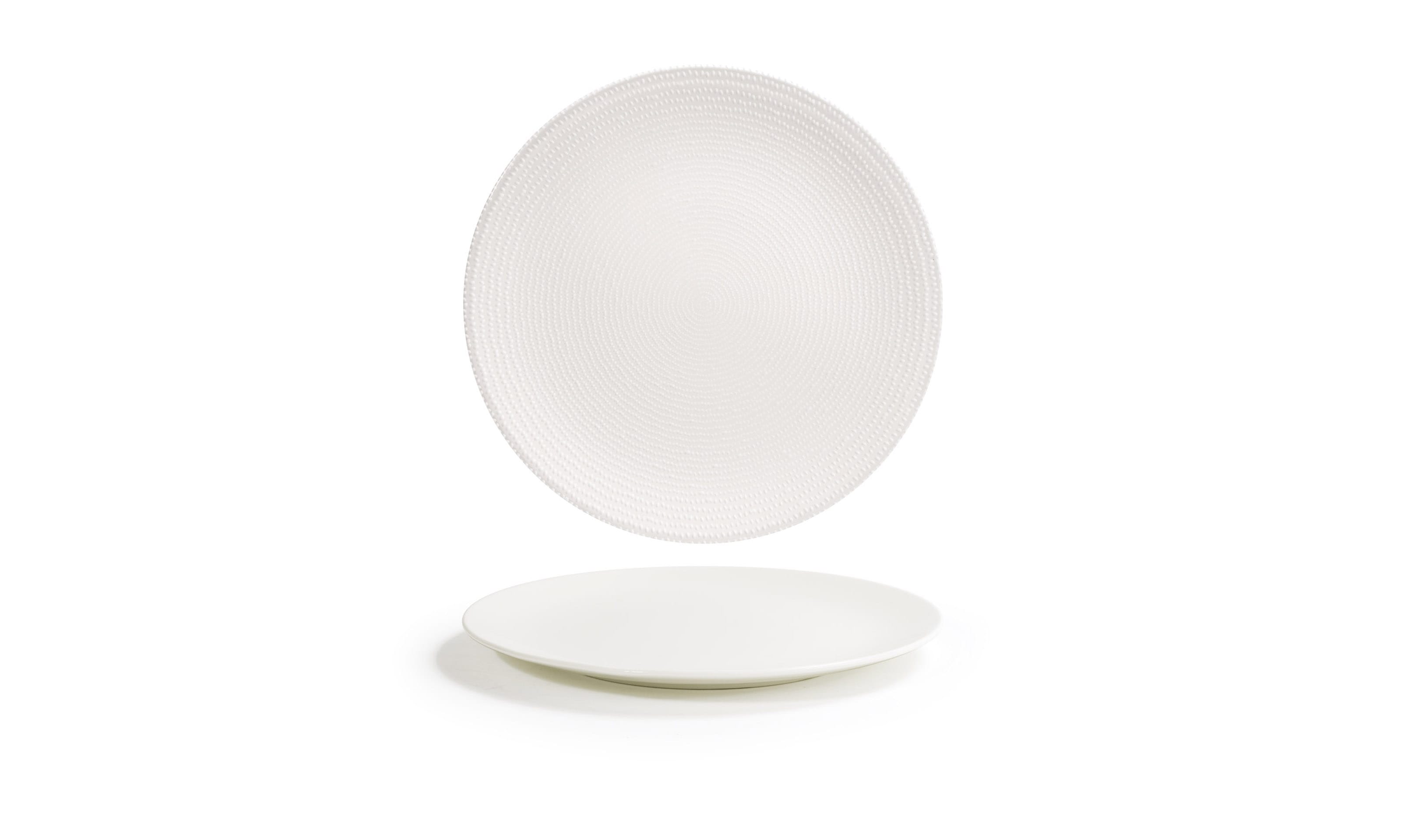 Front of the House DDP092BEP22 9.5" Round Catalyst® Coupe Plate, Pearl™, 6/Case