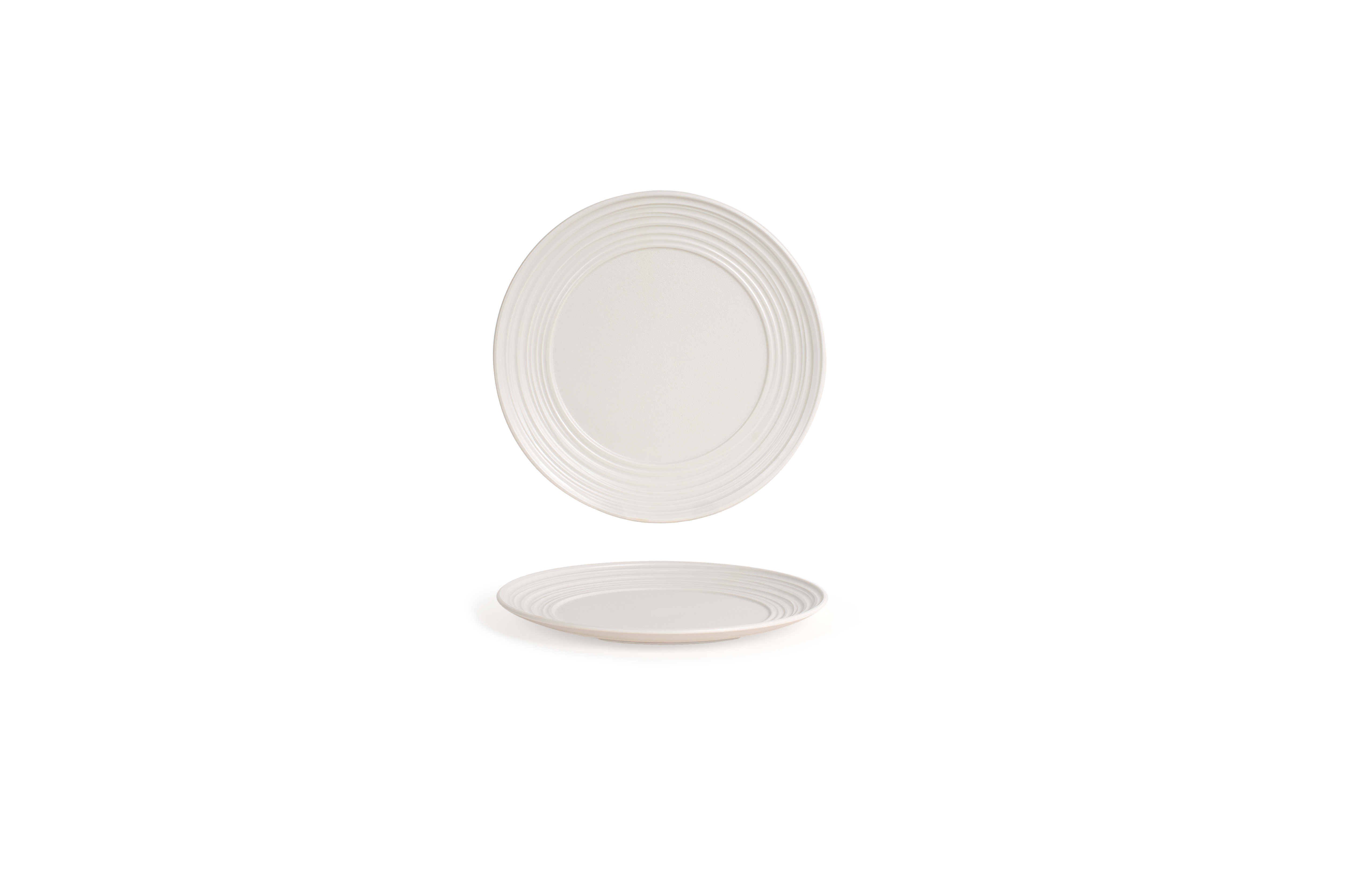 Front of the House DSP004BET22 9" Round re.WARE™ Onda Plate, Shell, 6/Case