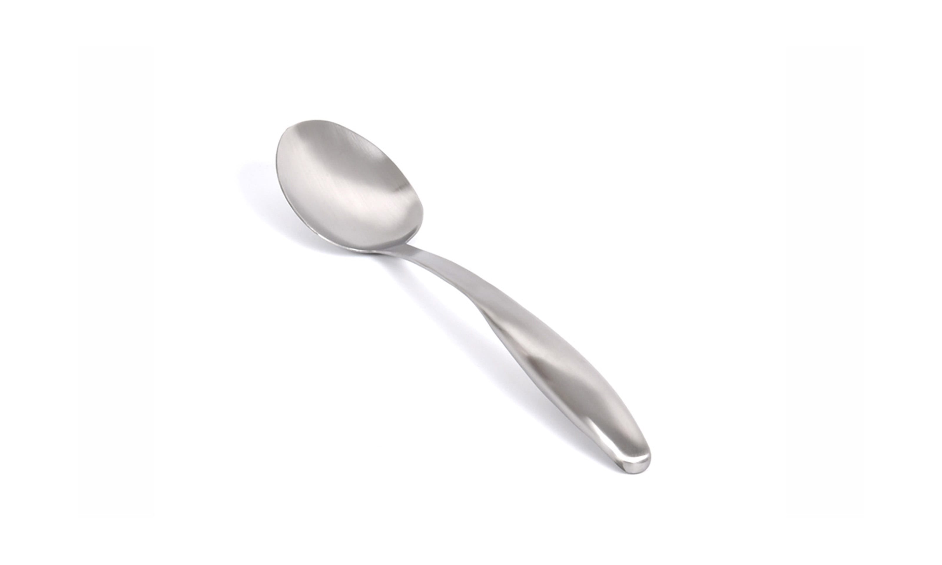 FOH BUT033BSS23 13.5" Brushed Stainless Serving Spoon - Silver