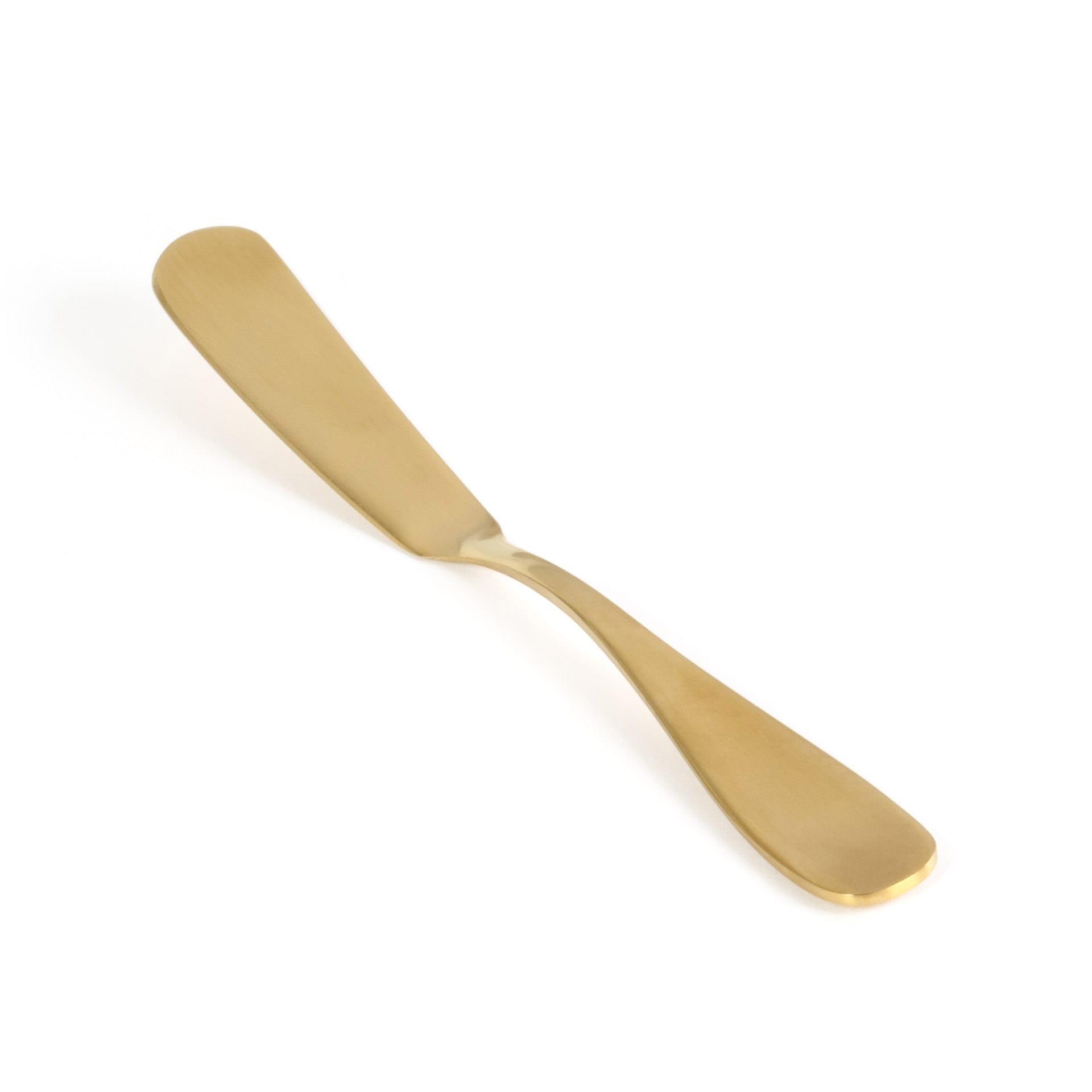 FOH FBK004GOS23 6.5" Cameron Butter Knife - Matte Brass