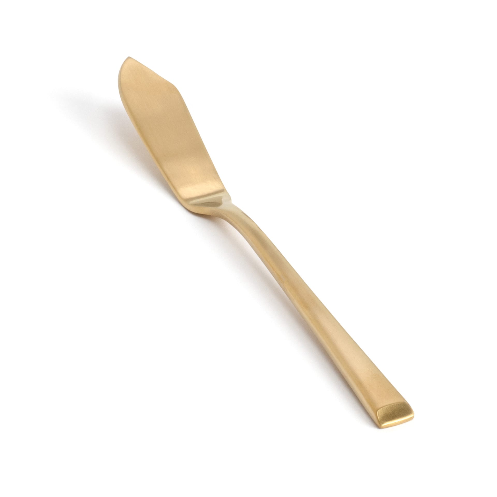 FOH FBK006GOS23 7" Parker Butter Knife - Matte Brass