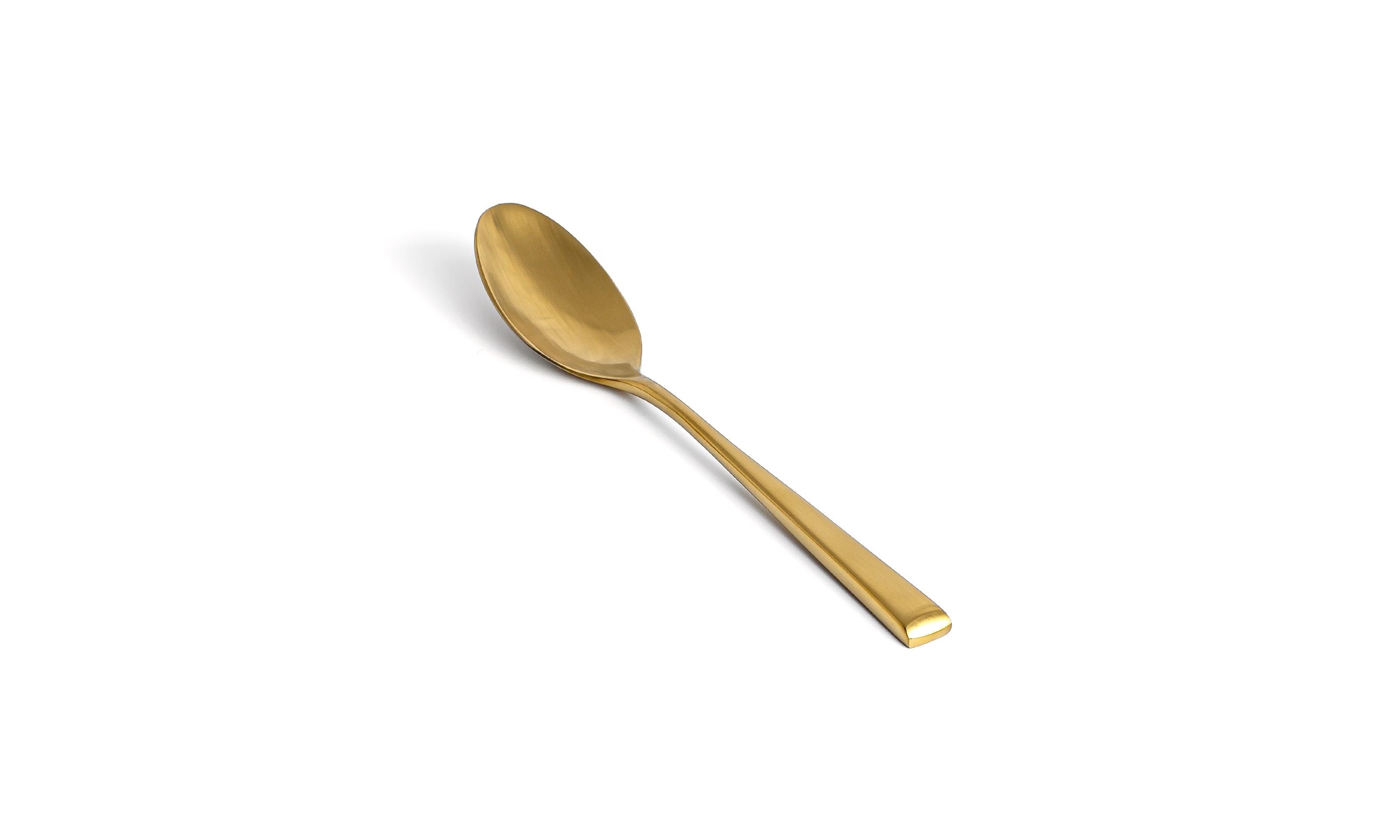 FOH FDS006GOS23 8" Parker Dinner Spoon - Matte Brass