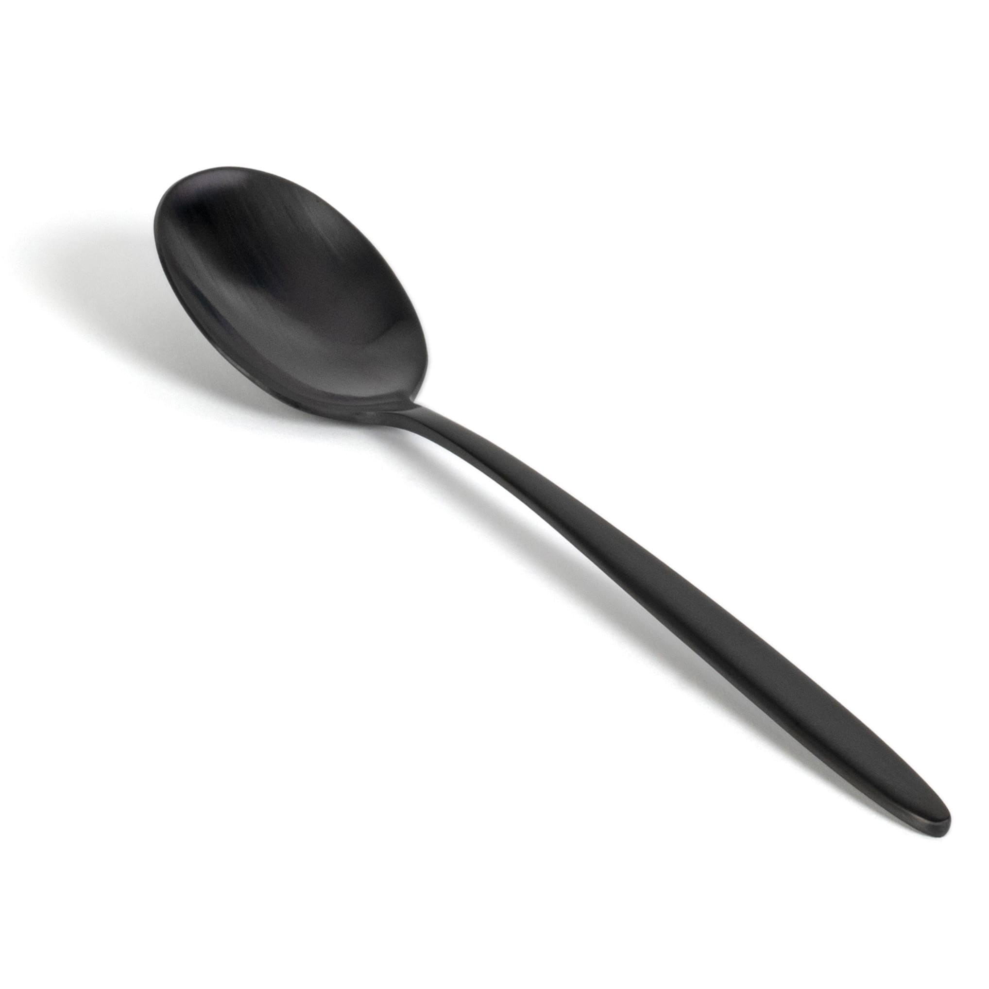 FOH FDS008BKS23 8" Luca Dinner Spoon - Matte Black