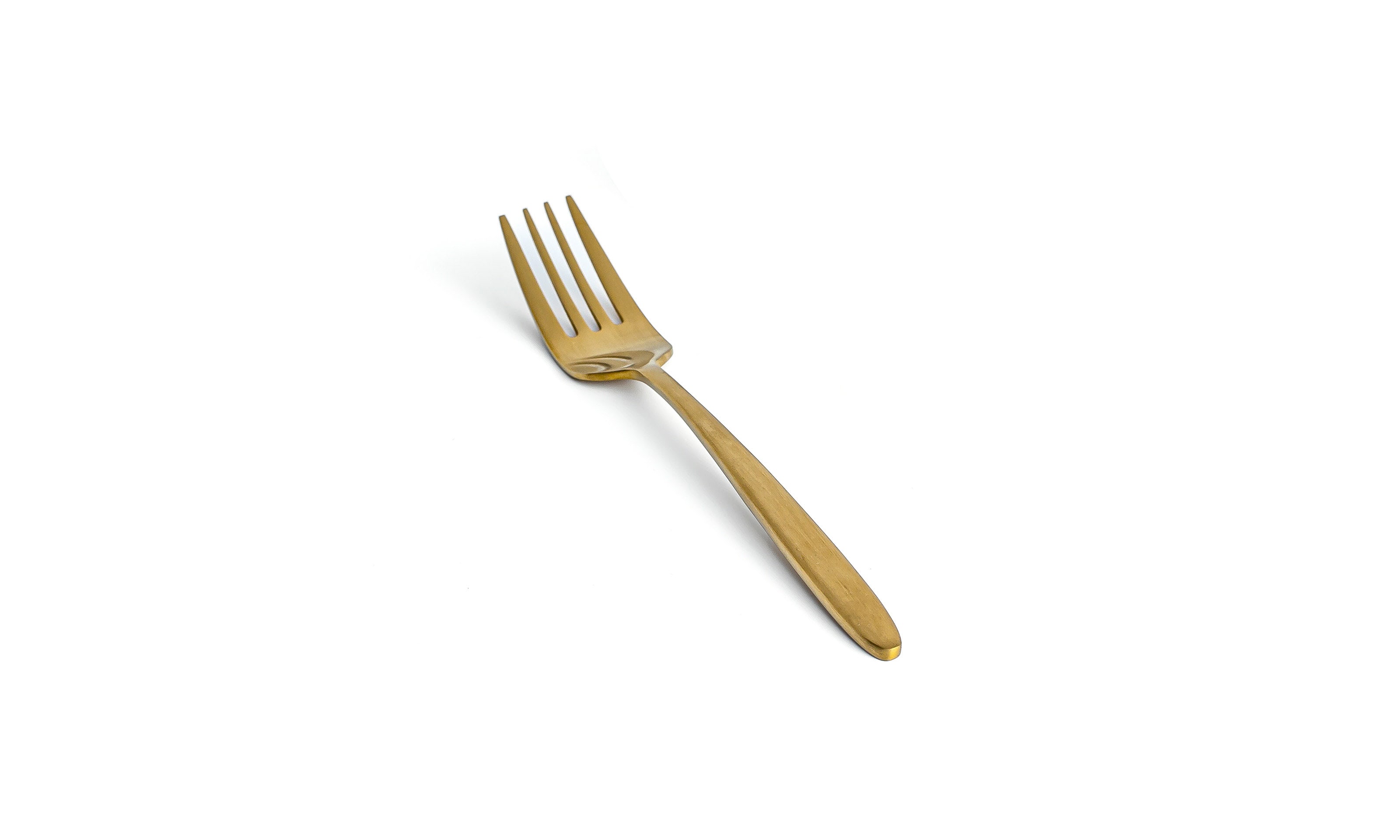 FOH FSF008GOS23 7" Luca Salad Fork - Matte Brass