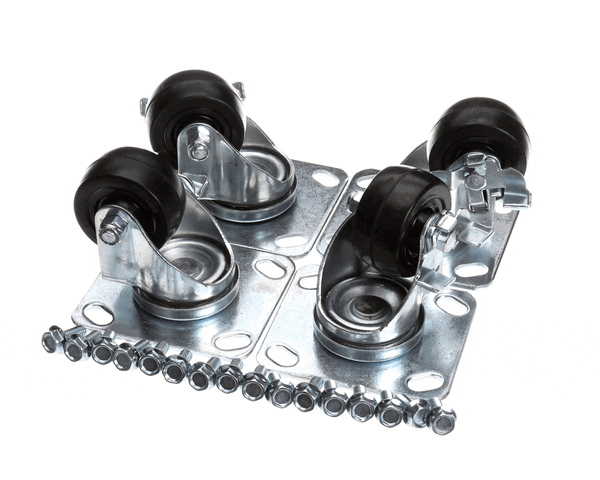 Traulsen CK11  Swivel Plate Caster Set w/ Mounting Hardware, 2 w/ Brake, 2 w/out Brake