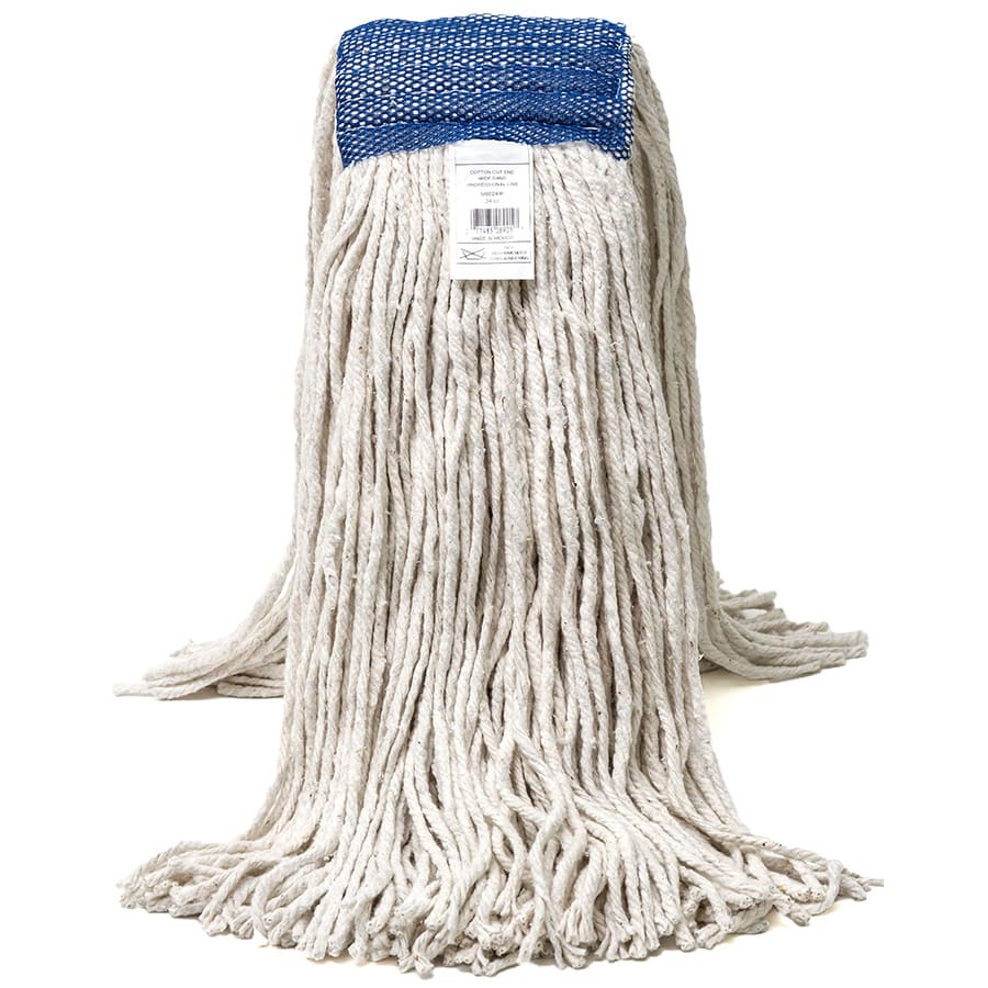 Prime Source® 75004663 #24 4 Ply Cotton Wide Band Cut End Mop, 12/Case