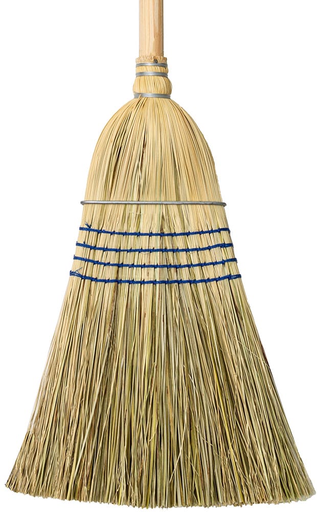 Prime Source® 750049031 #32 Warehouse Wood/Corn Broom, Tan