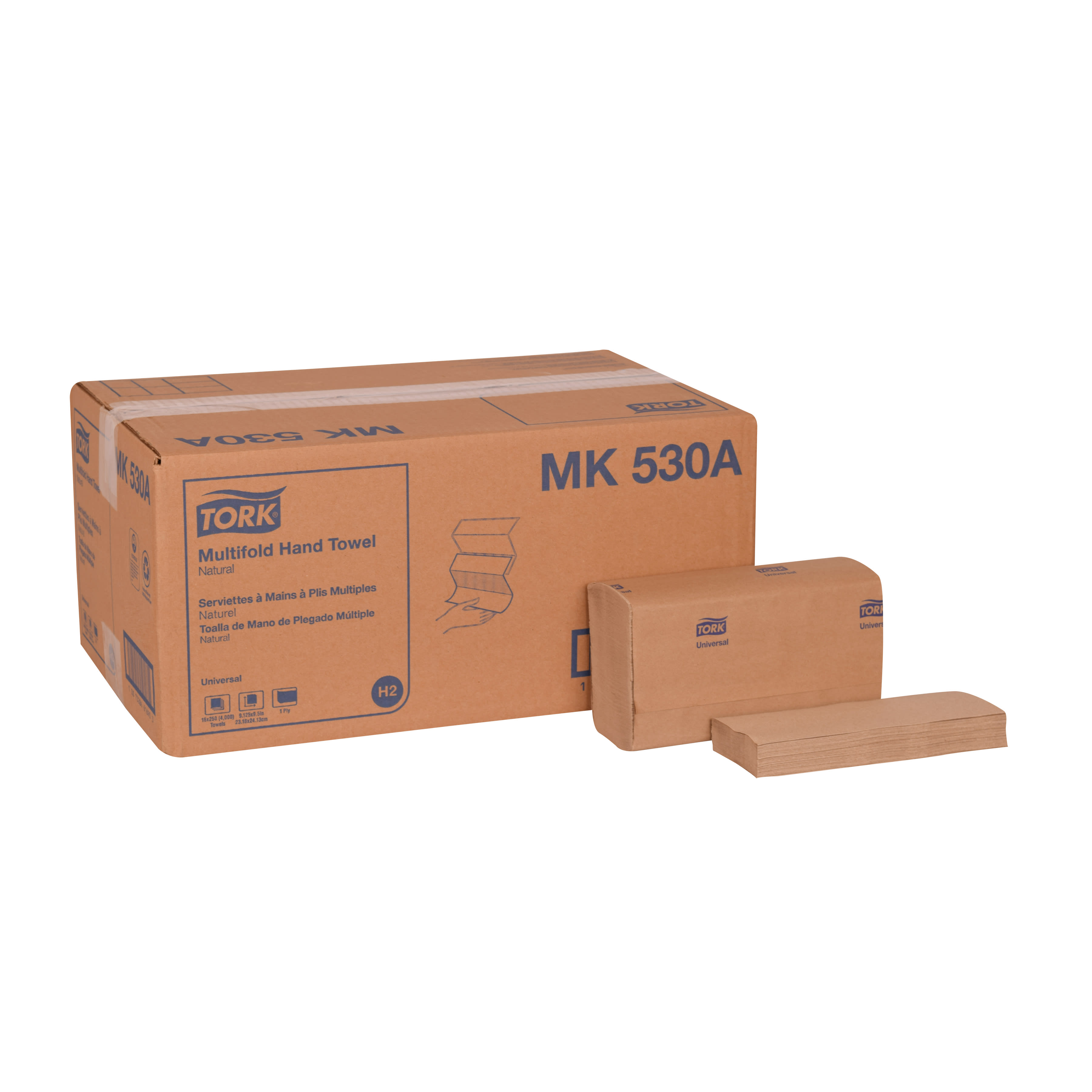 Tork MK530A Universal Multifold Hand Towel Natural 4000/Case