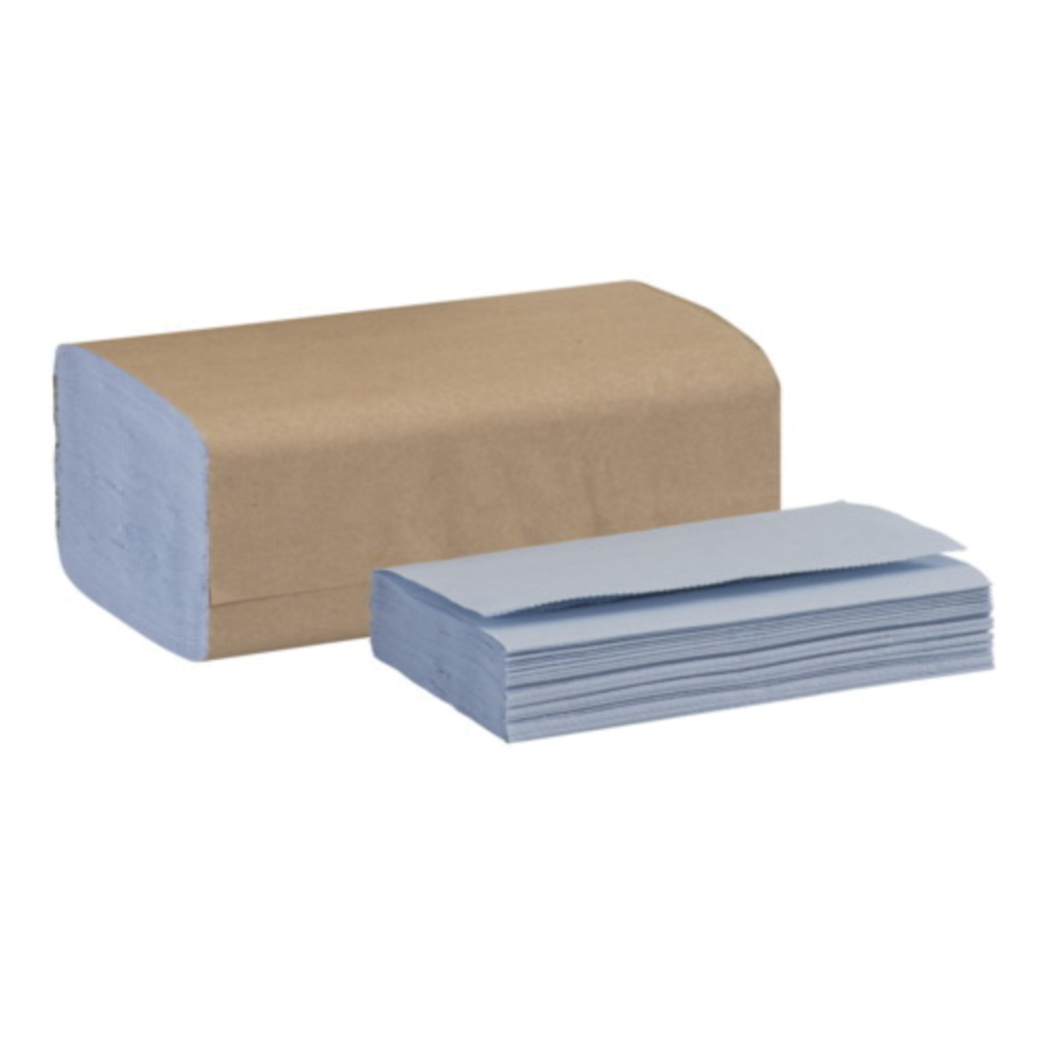 Tork 192122 Windshield Paper Towel, Folded 2-Ply 10.25"X9.25" Blue   2240/Case