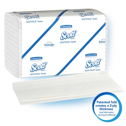Scott 1960 Scoottfold Folded Towel, White 4375/Case