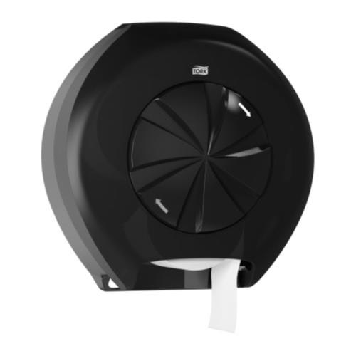 Tork 565828 OptiCore Plastic 3 Roll Bath Tissue Dispenser Black