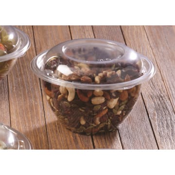 Sabert 5112070N300 Clear Dome Lid for 7" Round Bowls 300/Case