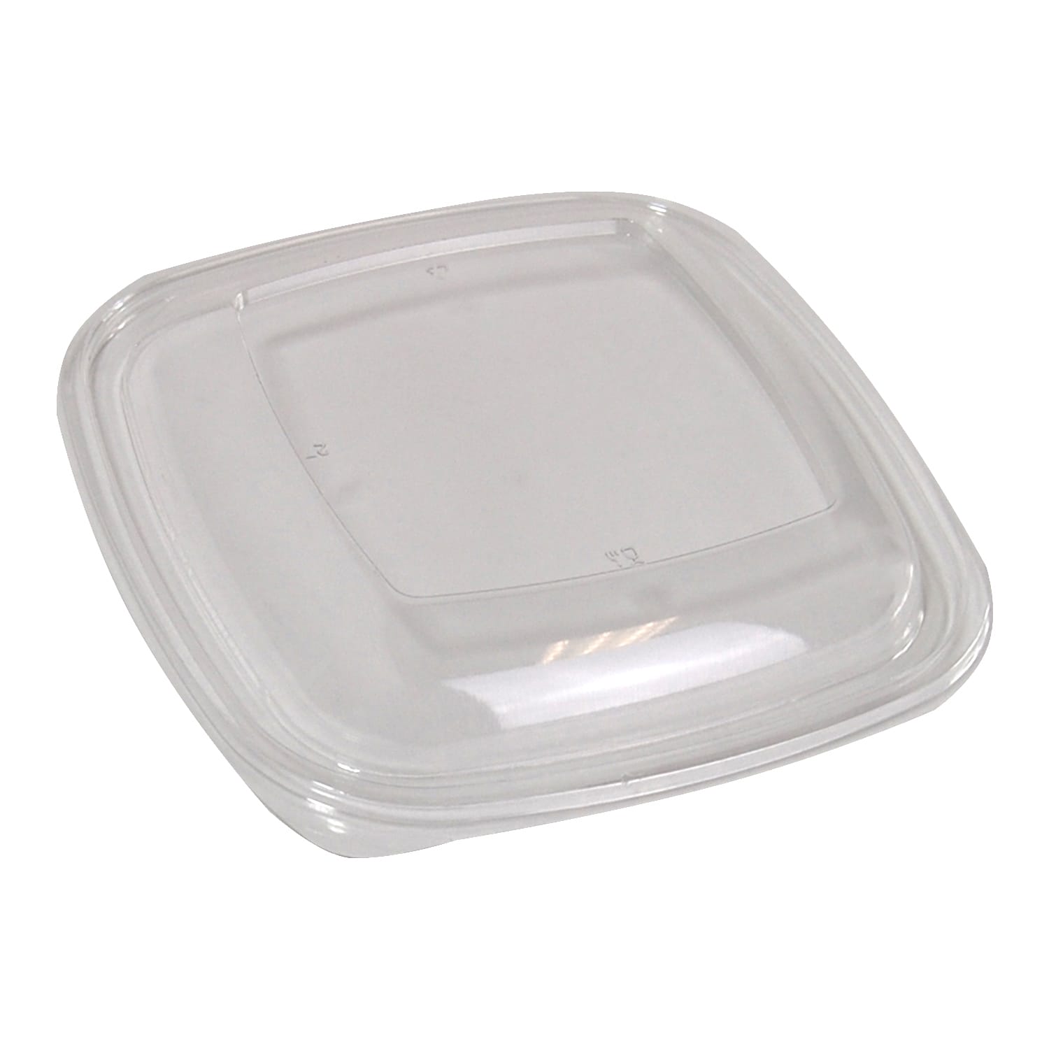 Sabert 52800B300 Clear Dome Lid for 24, 32, 48 oz. Medium Square Bowls 300/Case