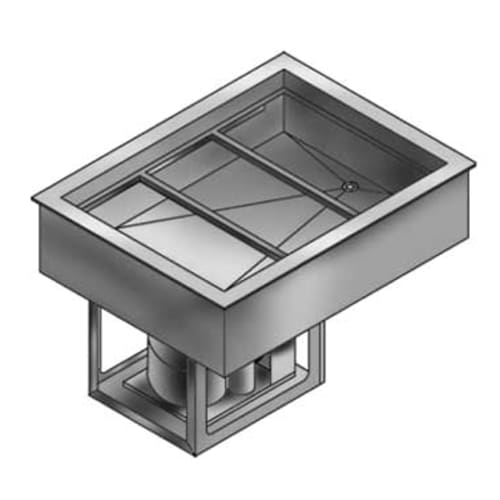 Wells RCP-143 Drop-In Cold Well, (4) 1/3 Size Pan Capacity