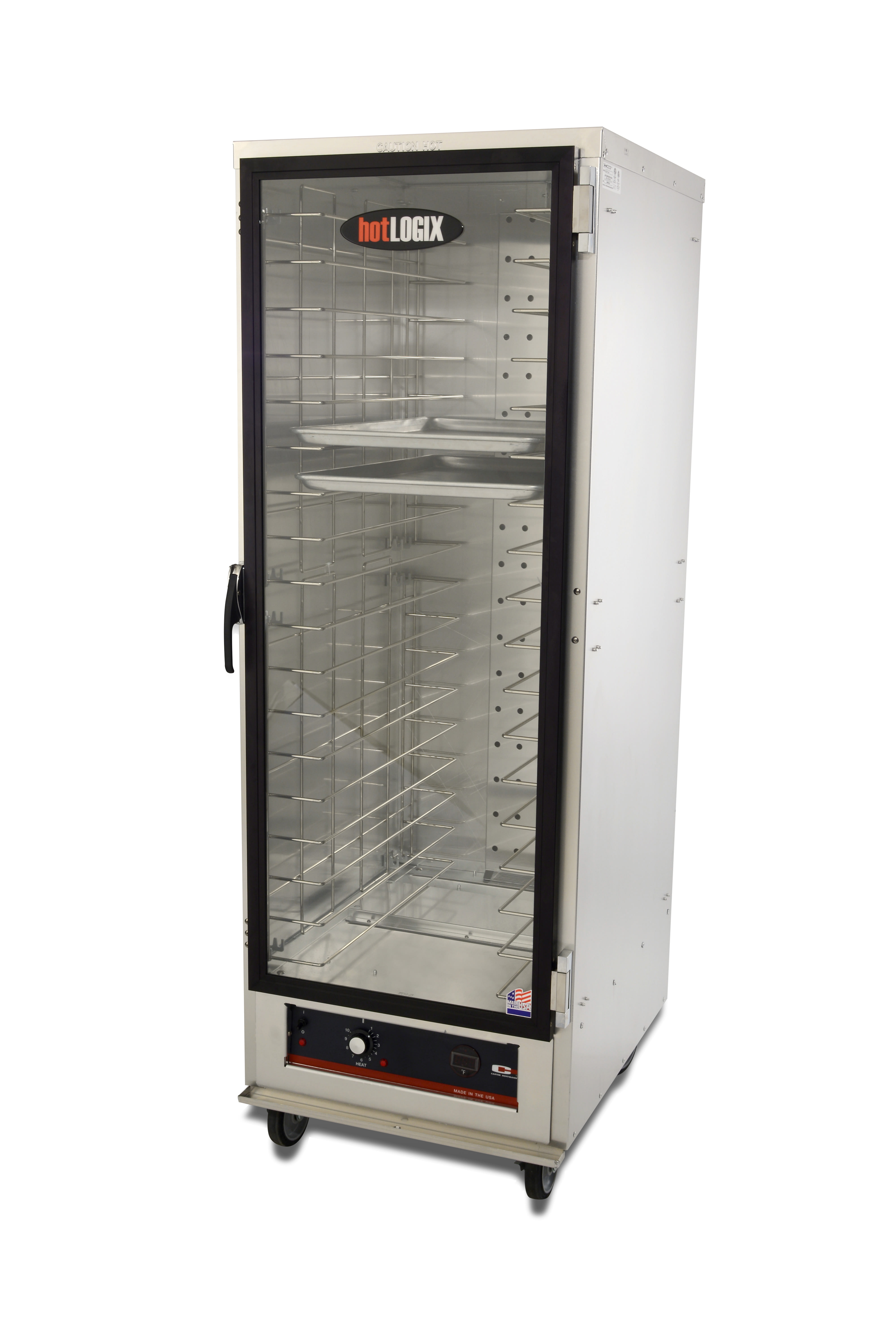 Carter-Hoffmann HL1-18 hotLOGIX Heated Holding Cabinet, 18 Pan Capacity, Non-Insulated, 120V, Standard Wattage