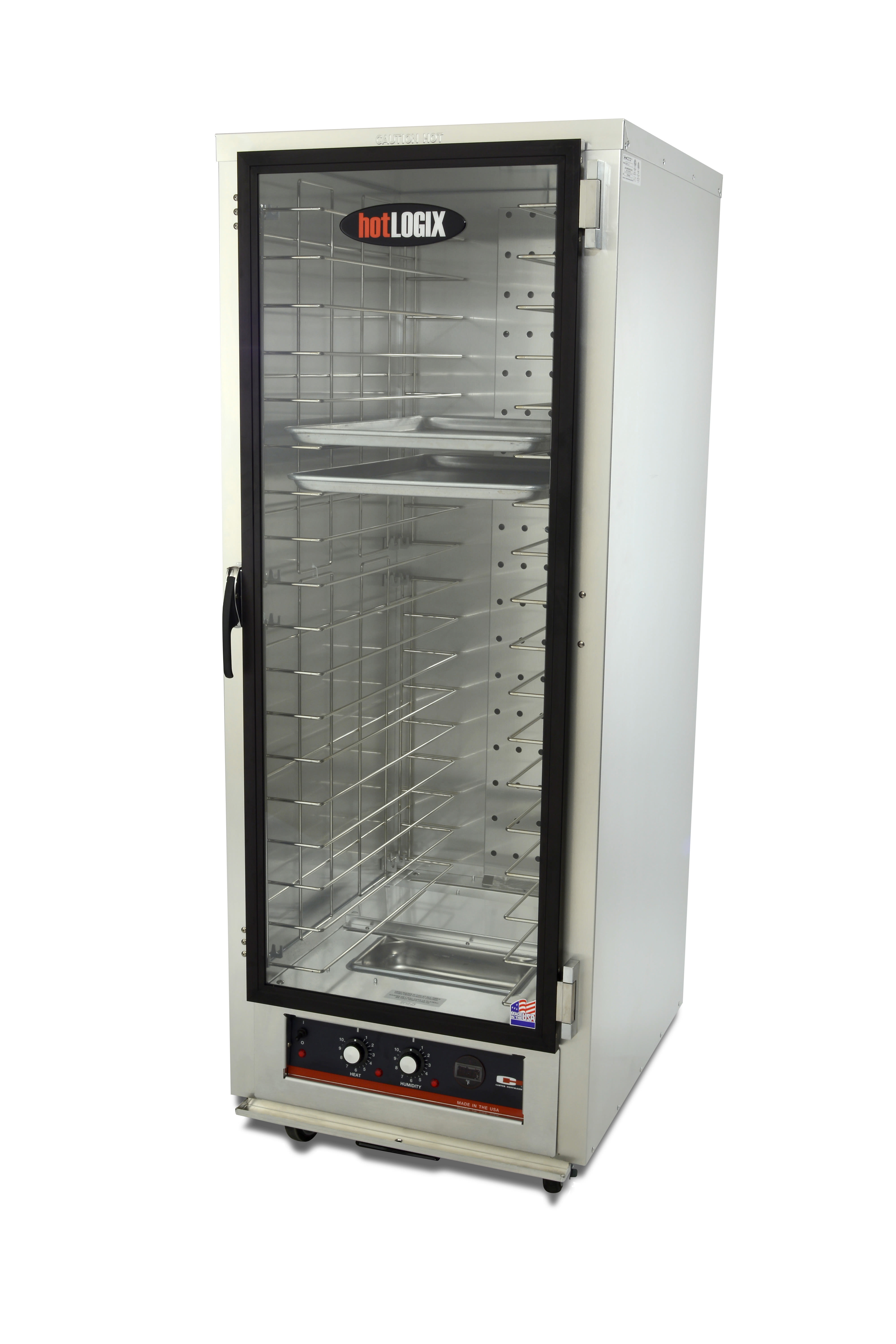 Carter-Hoffmann HL4-18 hotLOGIX Heated Holding/Proofing Cabinet, 18 Pan Capacity, Insulated, w/ Humidity, 120V, Low Wattage