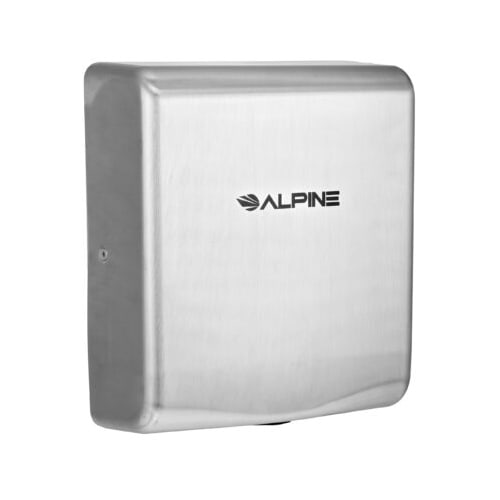 Alpine Industries ALP405-10-SSB Willow High Speed Commercial Hand Dryer, Stainless Steel, 120V