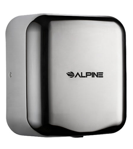Alpine Industries ALP400-10-CHR Hemlock High Speed Commercial Hand Dryer, Chrome, 120V