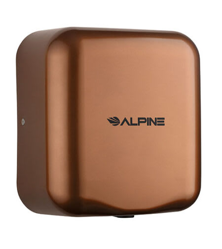 Alpine Industries ALP400-10-COP Hemlock High Speed Commercial Hand Dryer, Coffee, 120V