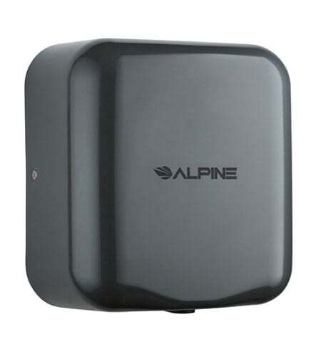 Alpine Industries ALP400-10-GRY Hemlock High Speed Commercial Hand Dryer, Gray, 120V