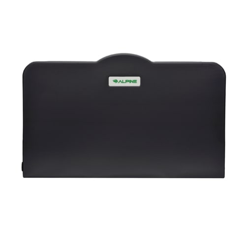 Alpine Industries ALP411-E-BLK Horizontal Baby Changing Station, Black
