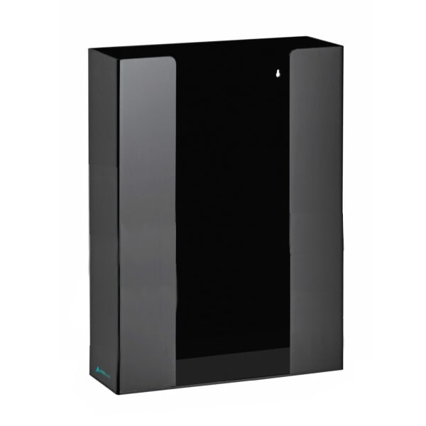 AdirMed ADI902-03-BLK-2PK 3-Box Black Acrylic Glove Dispenser, Wall-Mount, 2/Pk