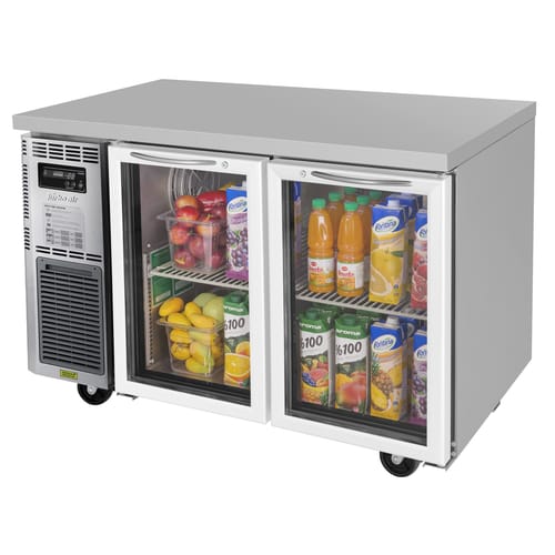 Turbo Air JUR-48-G-N J Series 47" Two Glass Door Undercounter Refrigerator