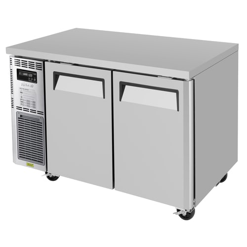 Turbo Air JUR-48-N6 J Series 47" Two Solid Door Undercounter Refrigerator