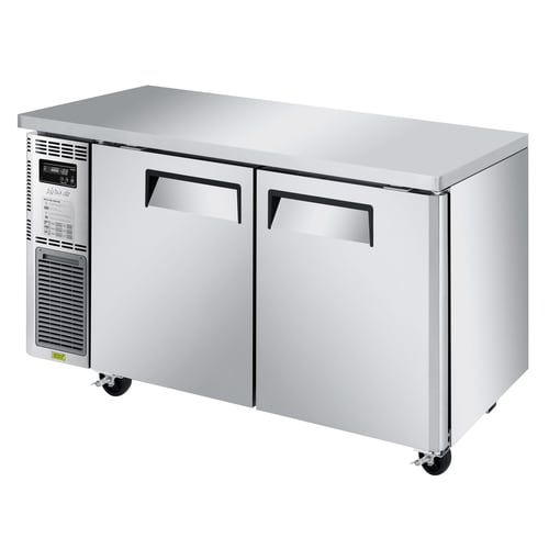 Turbo Air JUR-60S-N6 J Series 59" Two Solid Door Undercounter Refrigerator