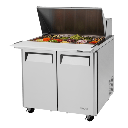 Turbo Air MST-36-15-N6 M3 Series 36" Two Door Mega Top Refrigerated Sandwich Prep Table