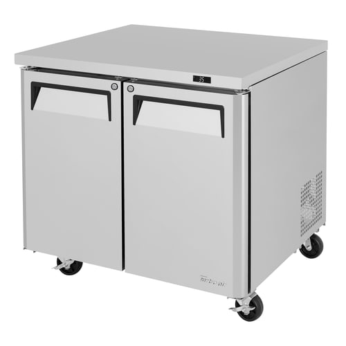 Turbo Air MUR-36-N6 M3 Series 36" Two Solid Door Undercounter Refrigerator