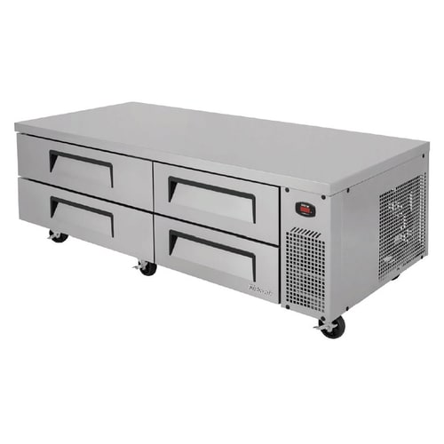 Turbo Air TCBE-72SDR-N Super Deluxe 72" Three Drawer Refrigerated Chef Base