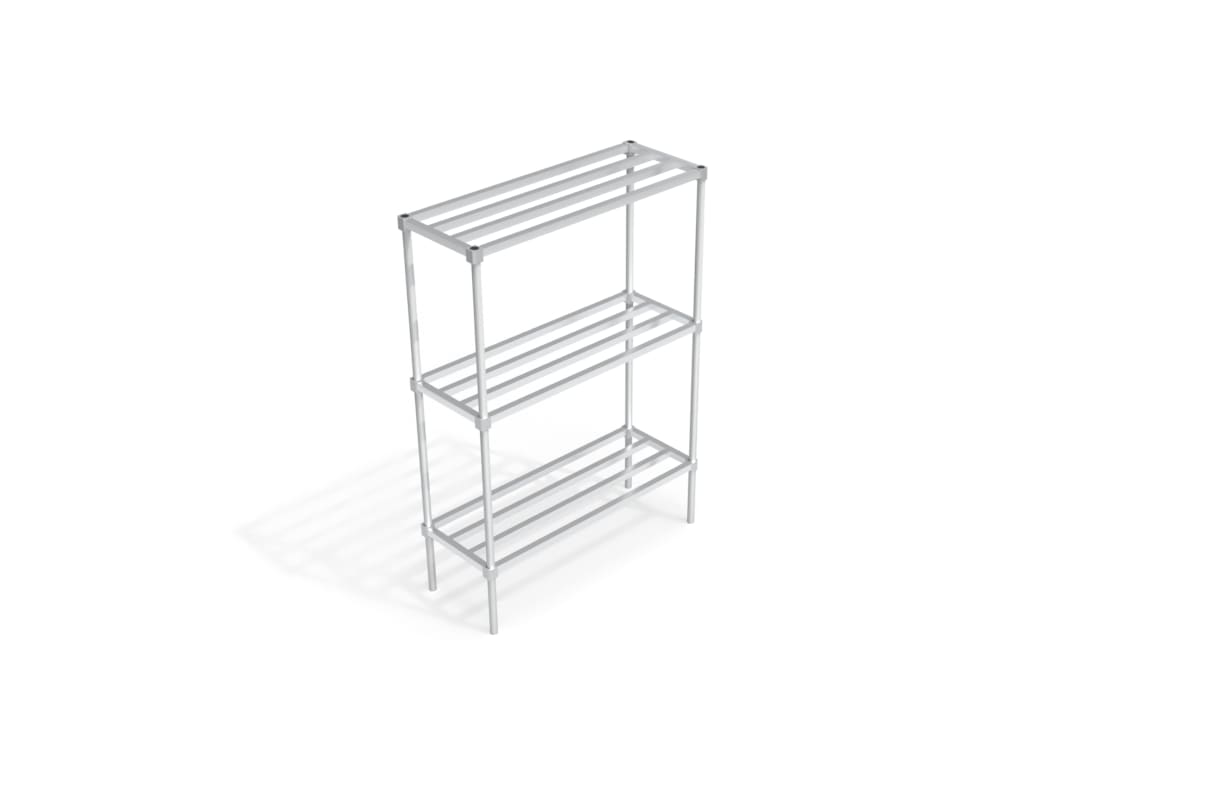 New Age Industrial C31848HH6 Adjustable Shelving Unit - HD-Bar Shelves 18"W