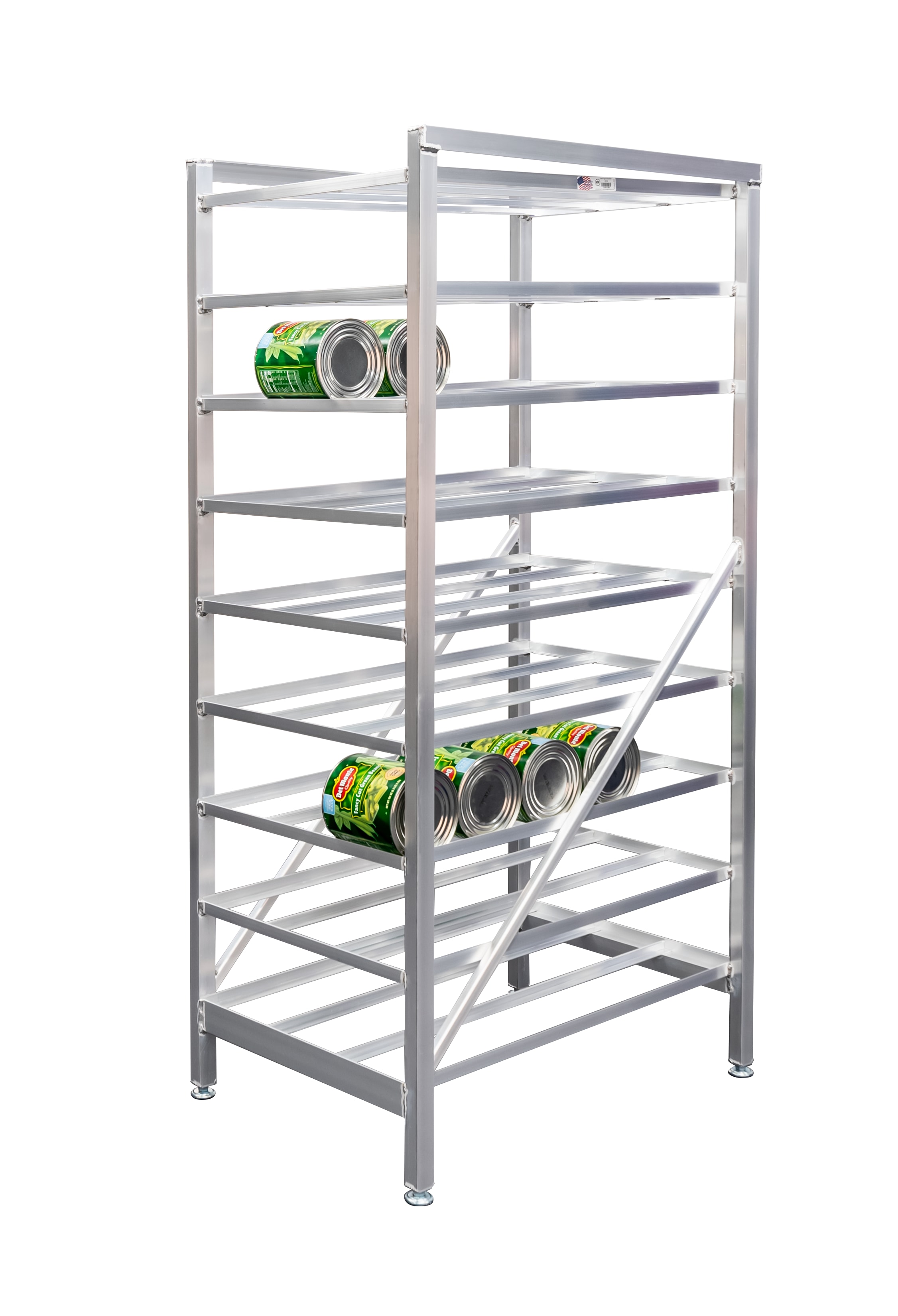 New Age Industrial 6259 Can Rack - Full Size - Standard 26.625"W