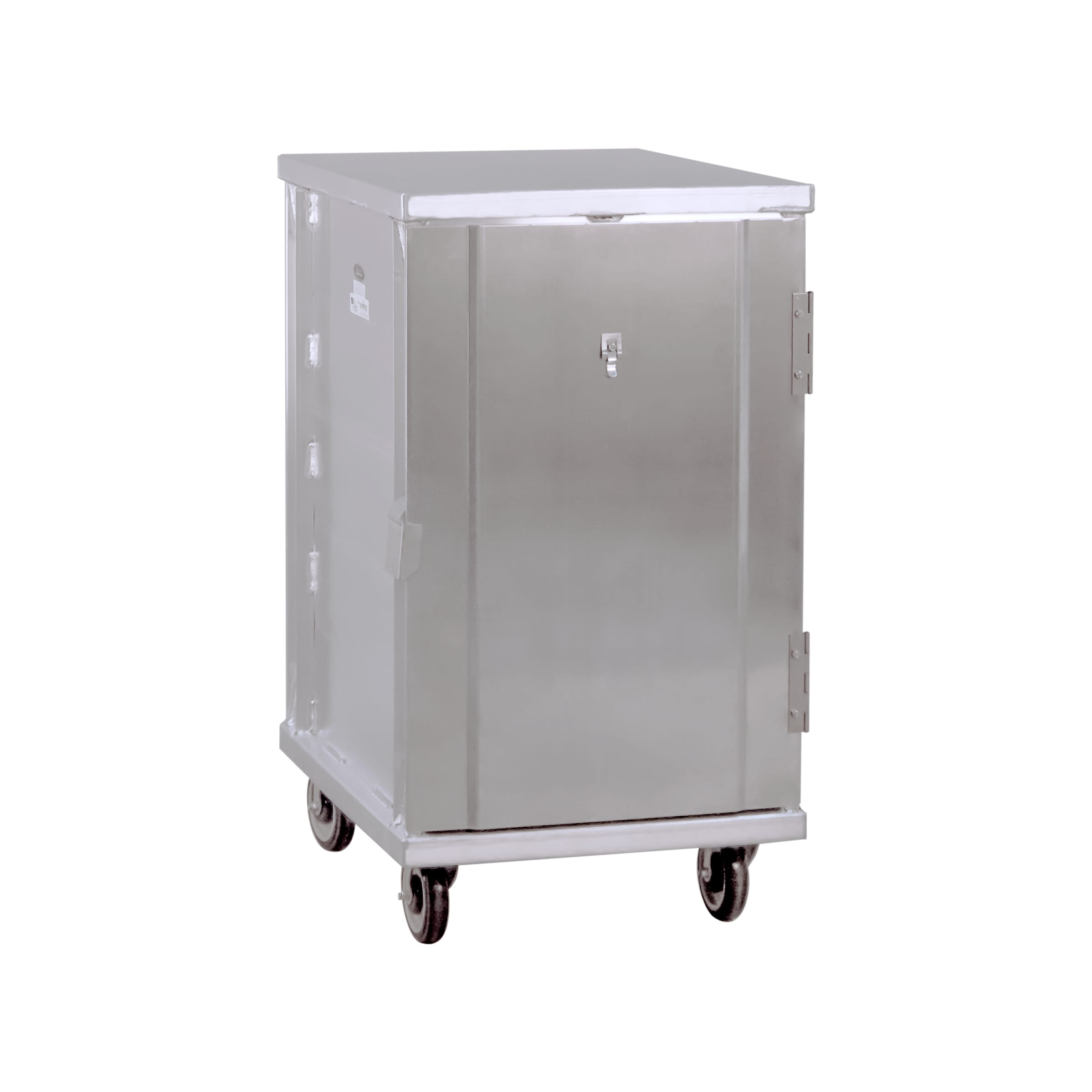 New Age Industrial 1296 Mobile Heavy Duty Series Welded Aluminum Half-Size Front-Loaded Enclosed Transport Cabinet