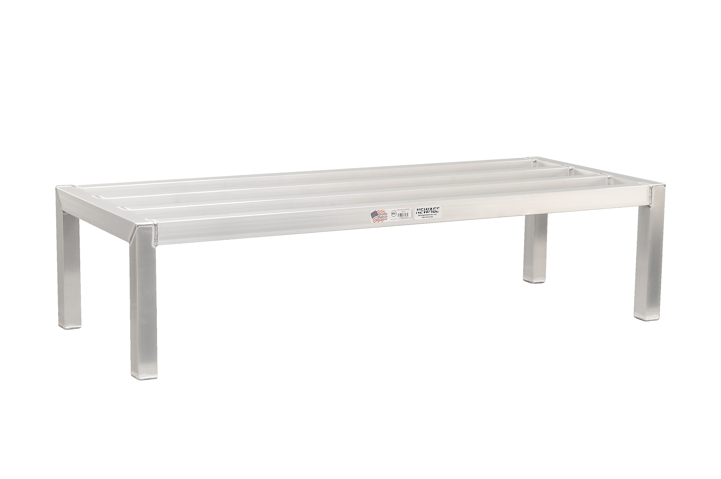 New Age Industrial 2005 Welded Aluminum Dunnage Rack - HD-Bar (Tubular) - Heavy Duty Series