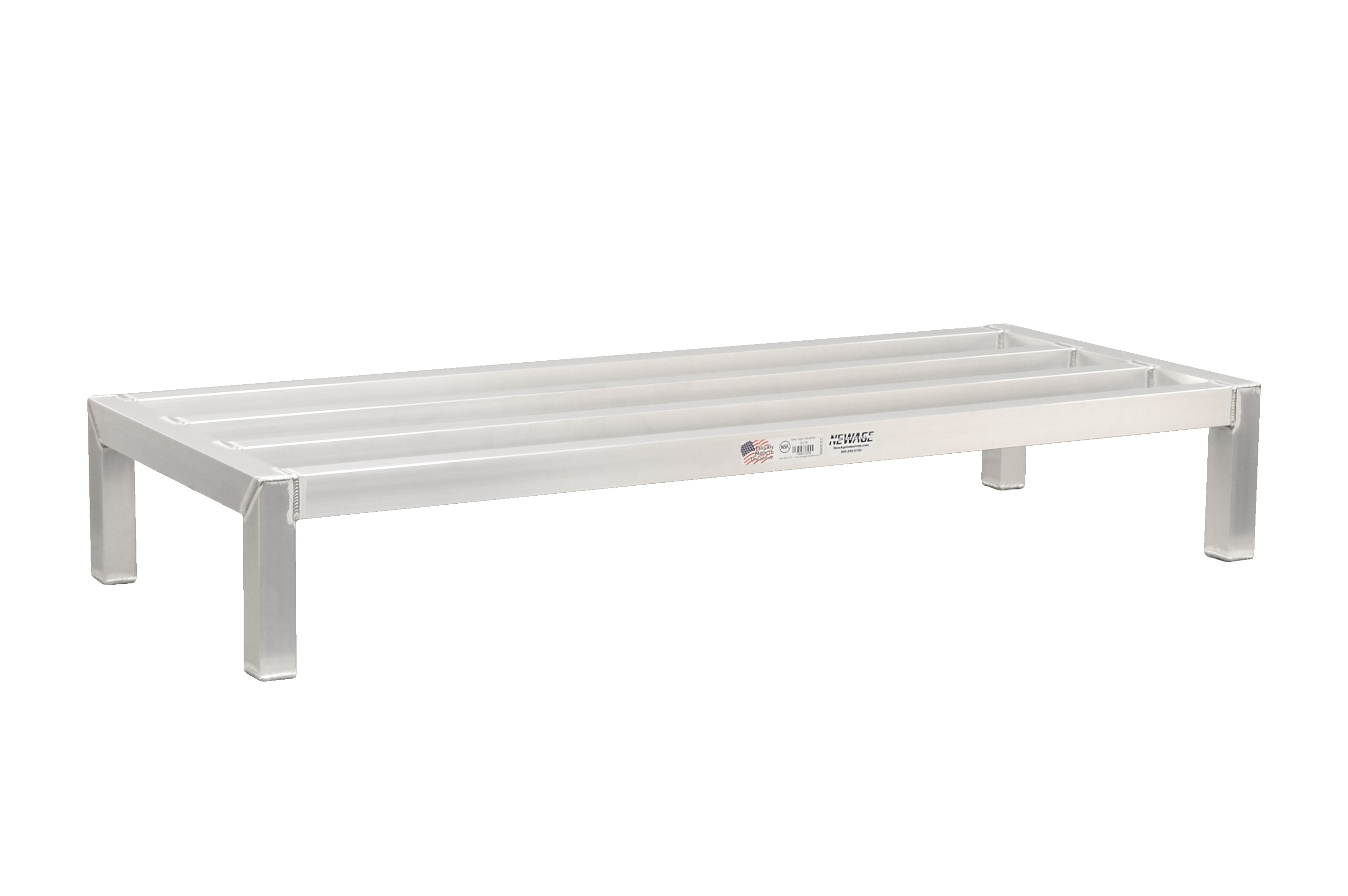 New Age Industrial 2018 Welded Aluminum Dunnage Rack - HD-Bar (Tubular) - Heavy Duty Series