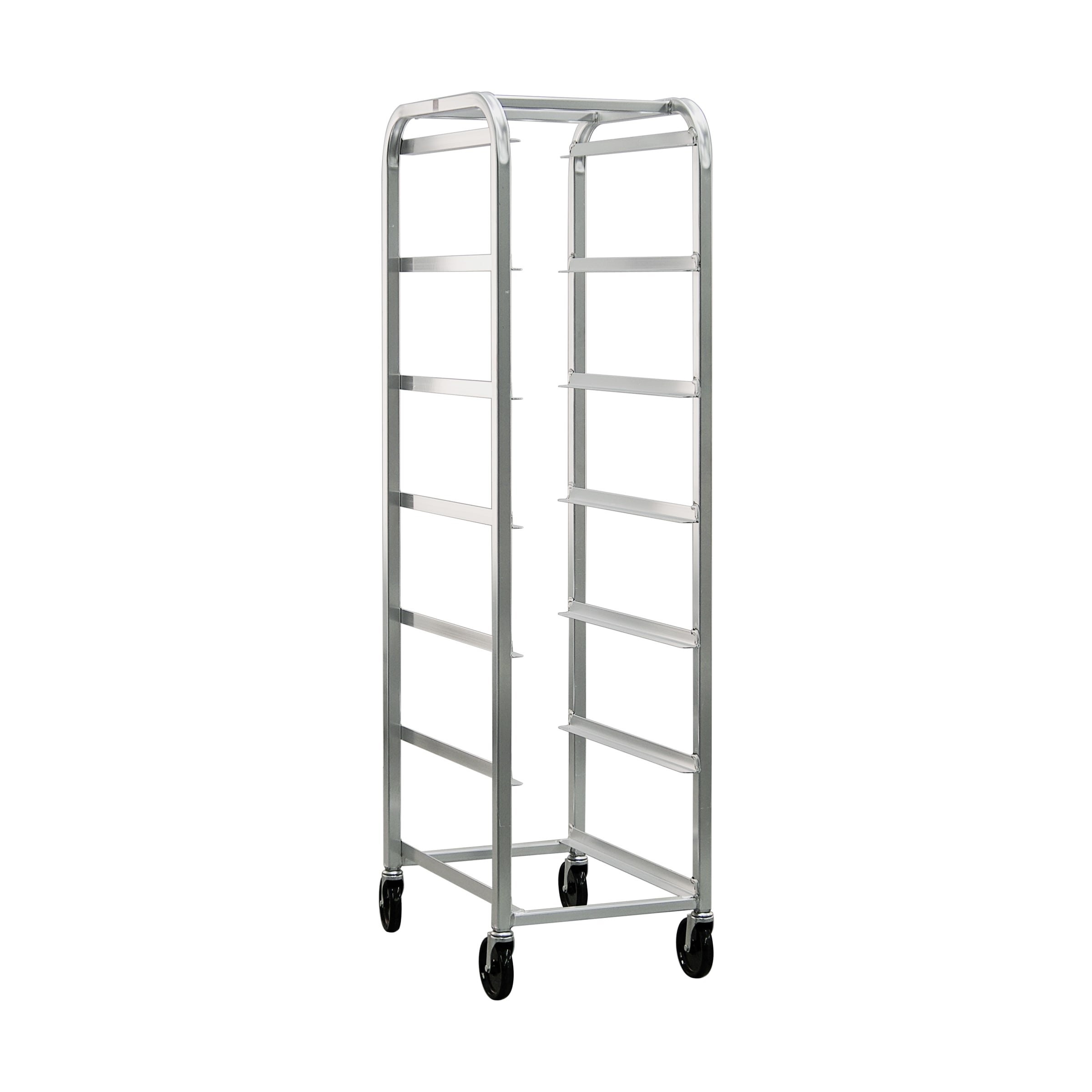 New Age Industrial 6263 6-Lug Mobile Economy Welded Aluminum Lug Tub Dolly & Bin Cart