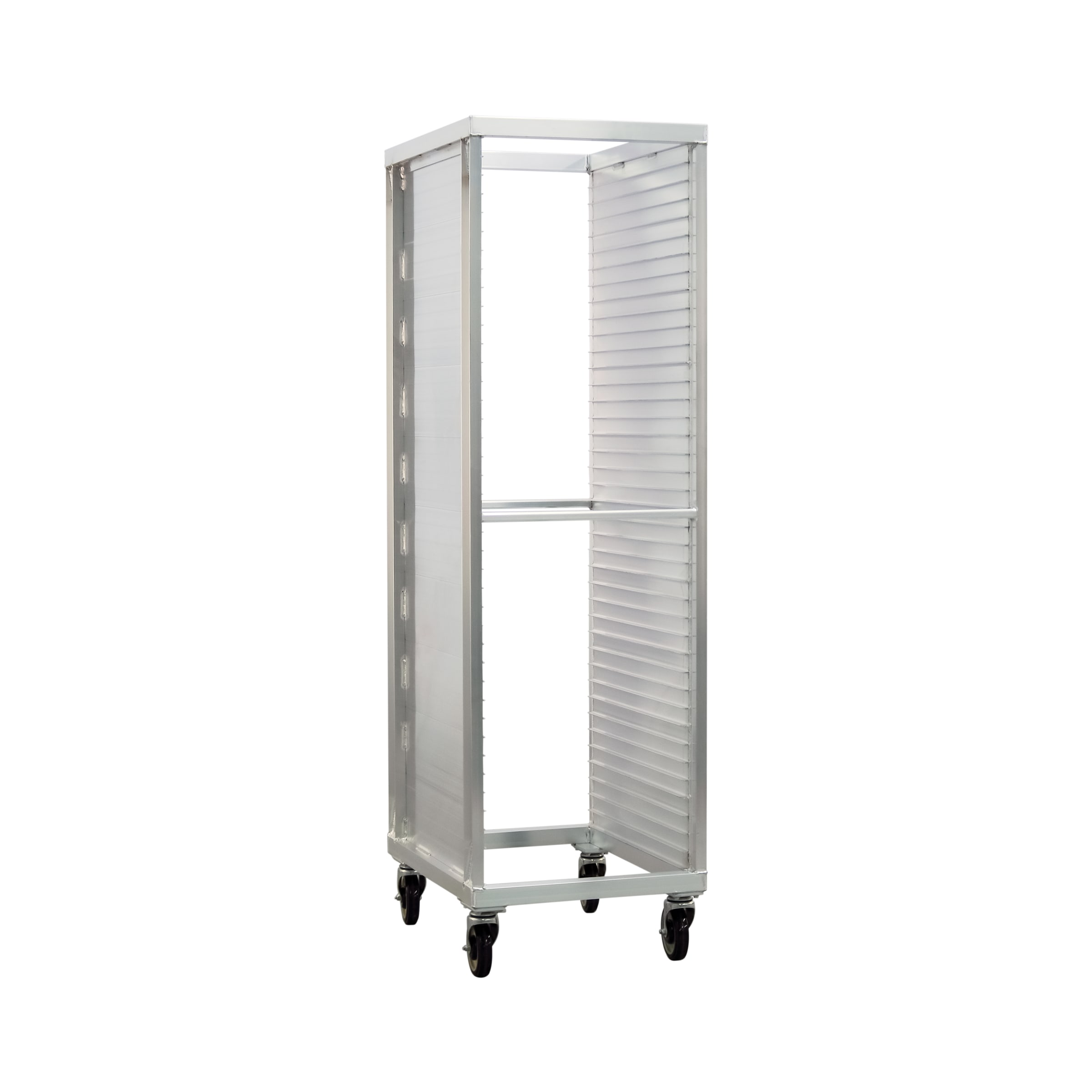 New Age Industrial 96328 Heavy Duty Series Welded Aluminum Full-Size Front-Loaded Enclosed Transport Cabinet