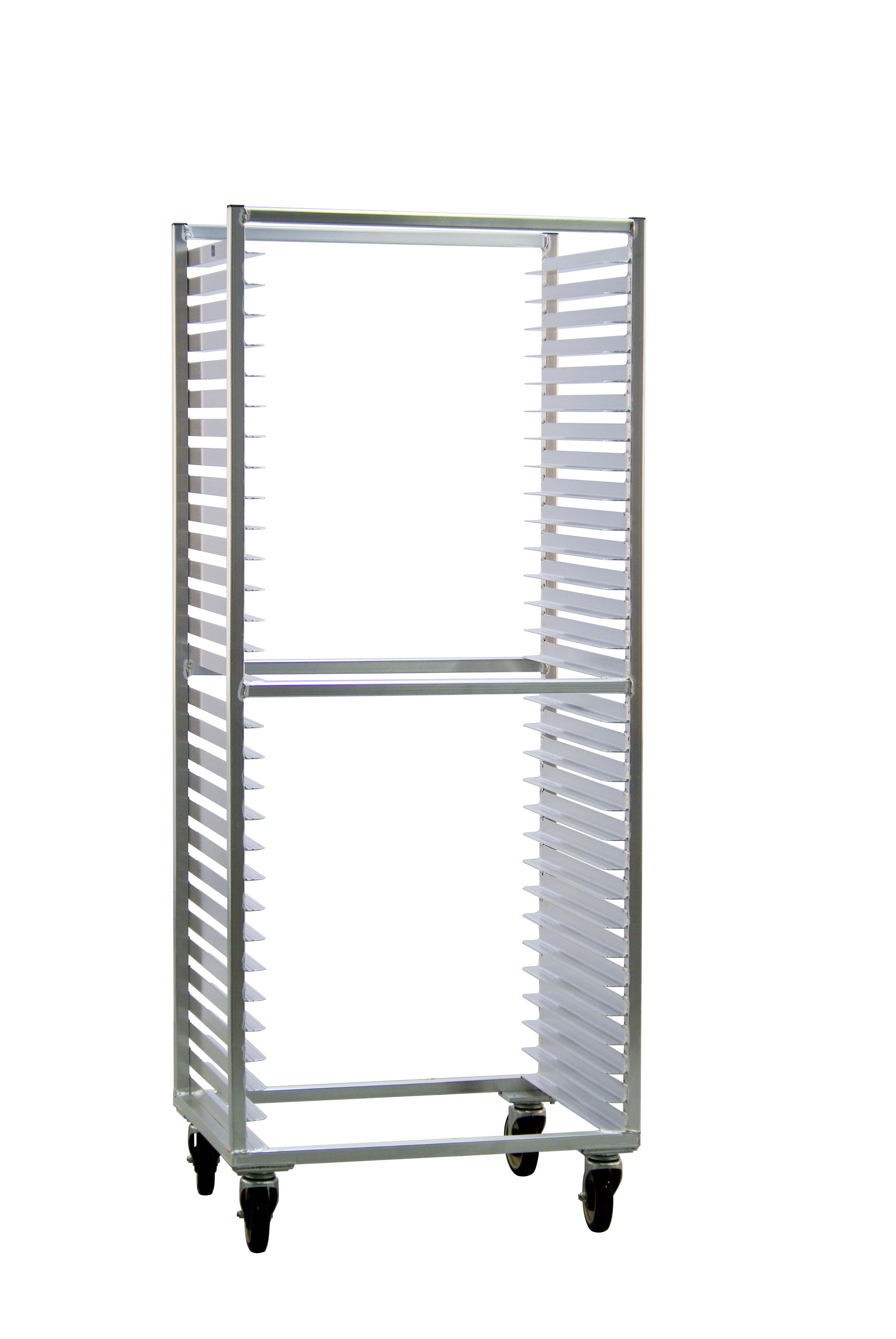 New Age Industrial 1330S Mobile Heavy Duty Welded Aluminum Full-Size Side-Loading Sheet Pan Rack