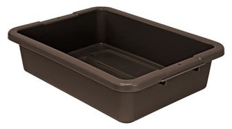 Quantum Food Service FSB-20155RBNCS Bussing Tub 20in x 15in x 5in Polypropylene Brown Case Of 12