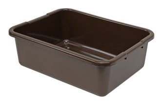 Quantum Food Service FSB-21157RBNCS Bussing Tub 21in x 15in x 7in Polypropylene Brown Case Of 12