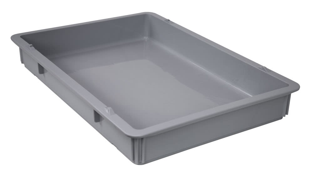 Quantum Food Service FSB-PT26183GYCS Pizza Dough Box 26in x 18in x 3-3/8in Gray Case Of 6