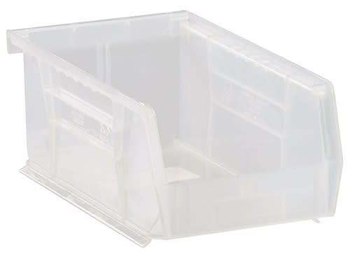 Quantum Food Service QUS220CLCS Ultra Hang & Stack Bin Clear 7-3/8in x 4-1/8in x 3in Case Of 24